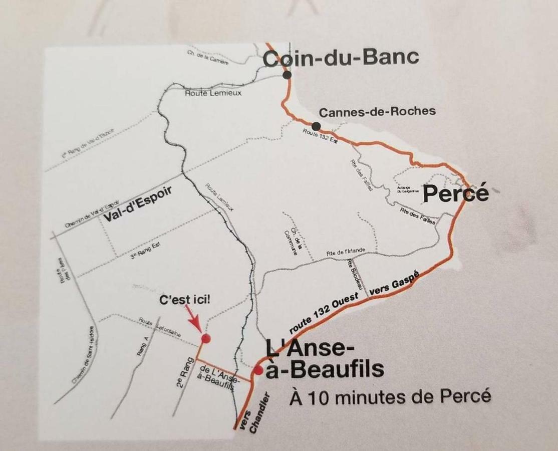 Gite Aux Jardins De L'Anse Percé Exterior foto